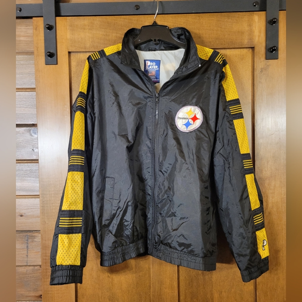 Vintage Pro Player Steelers Jacket - Large